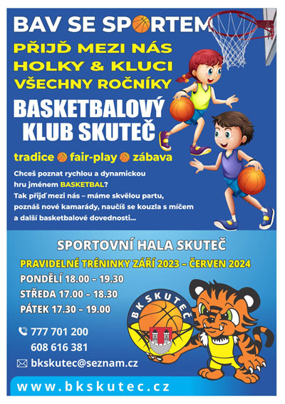 Nábor basketbalistů Skuteč